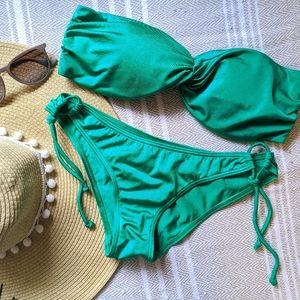 Asos swim green bikini set